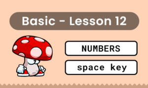 Free Numbers Typing practice for kids